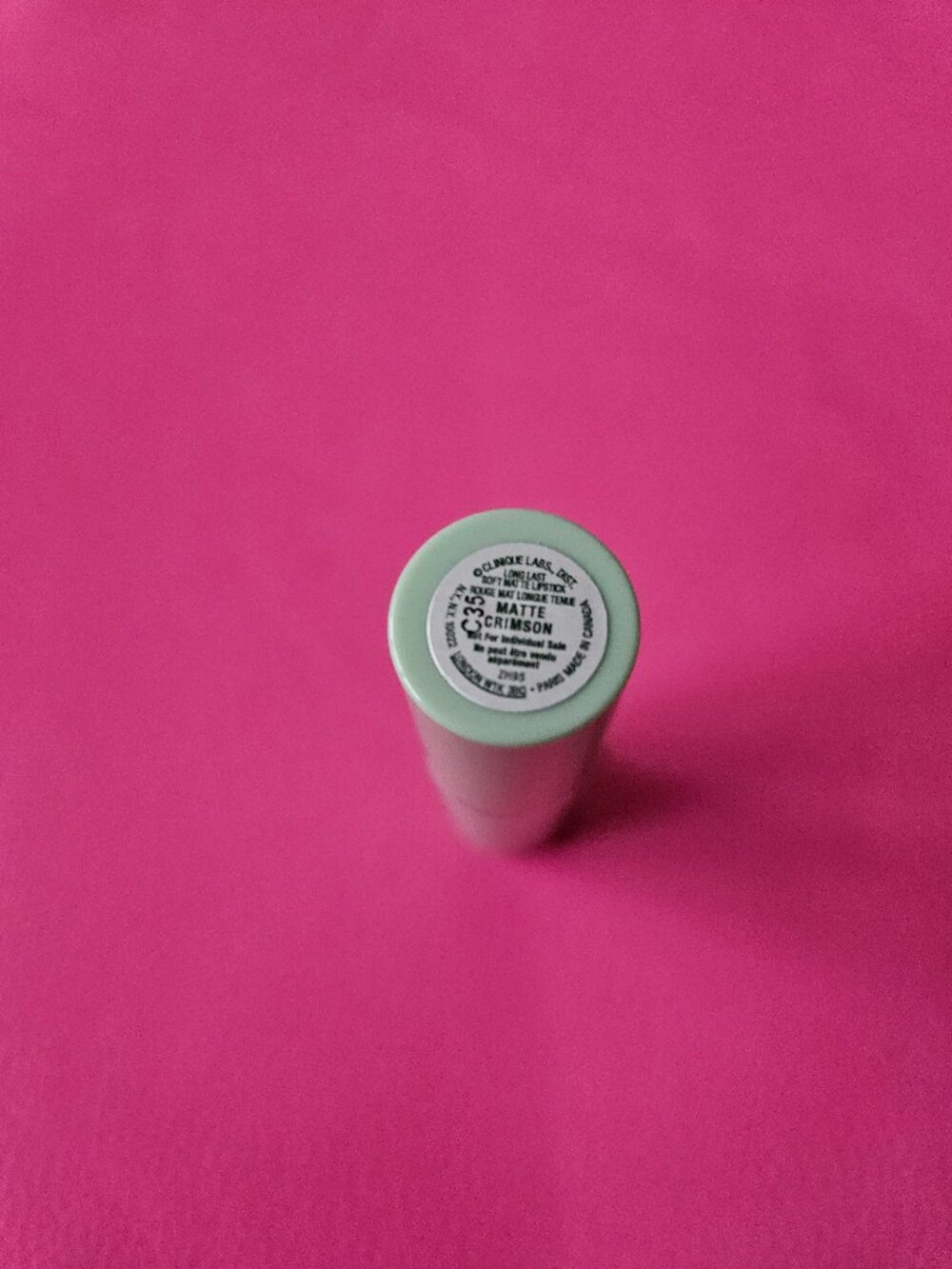 Clinique Long Last Soft Matte Lipstick Matte Crimson New Unused